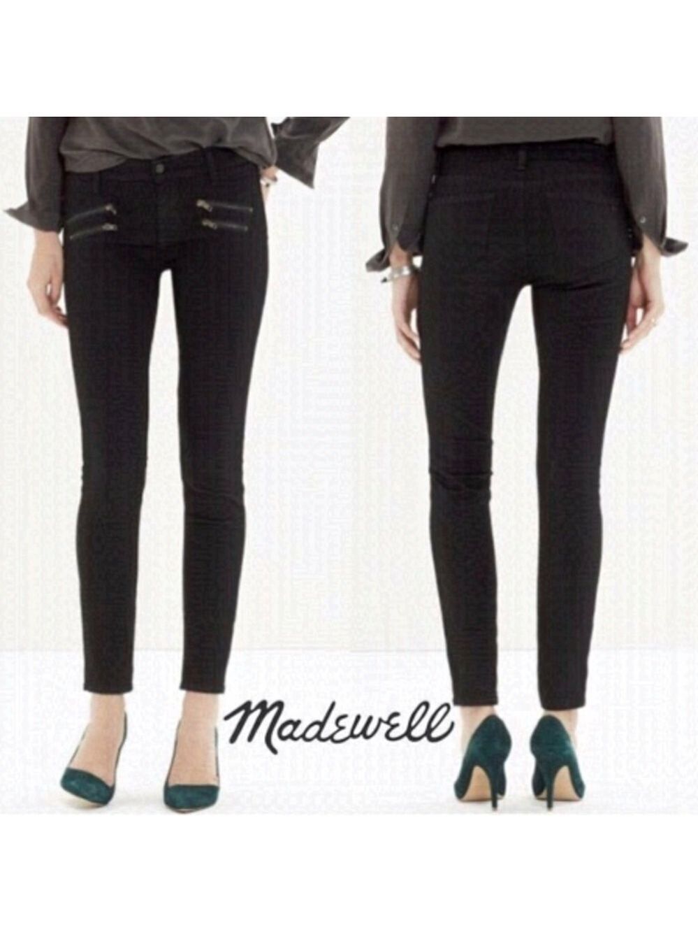 𝅺madewell Black Skinny Skinny Jeans Size 27